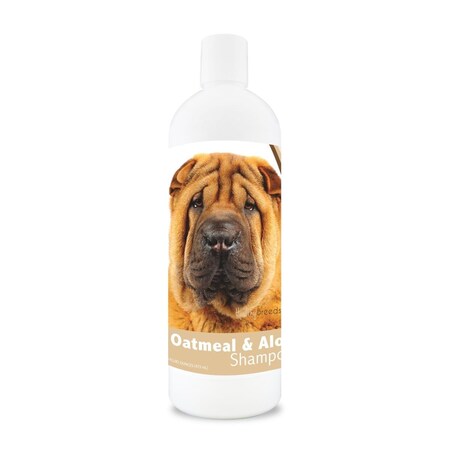 Healthy Breeds 16 oz Chinese Shar Pei Oatmeal Shampoo with Aloe 840235105435